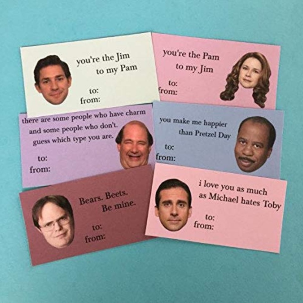 The Office Mini Valentine’s Day Cards